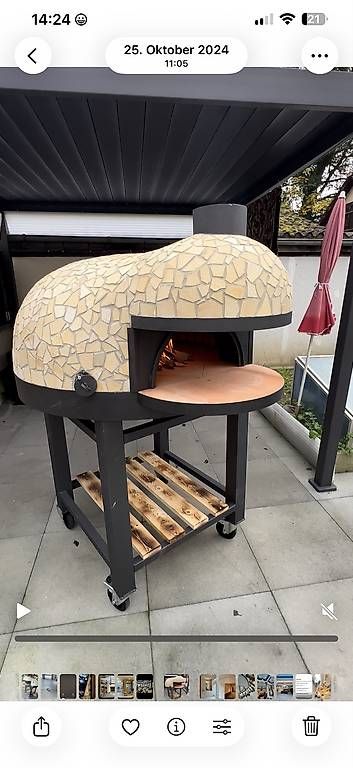 Four à pizza: Pizzaofen mit Holz und Gas – D'occasion à Reinach AG par Leon-Bek 2