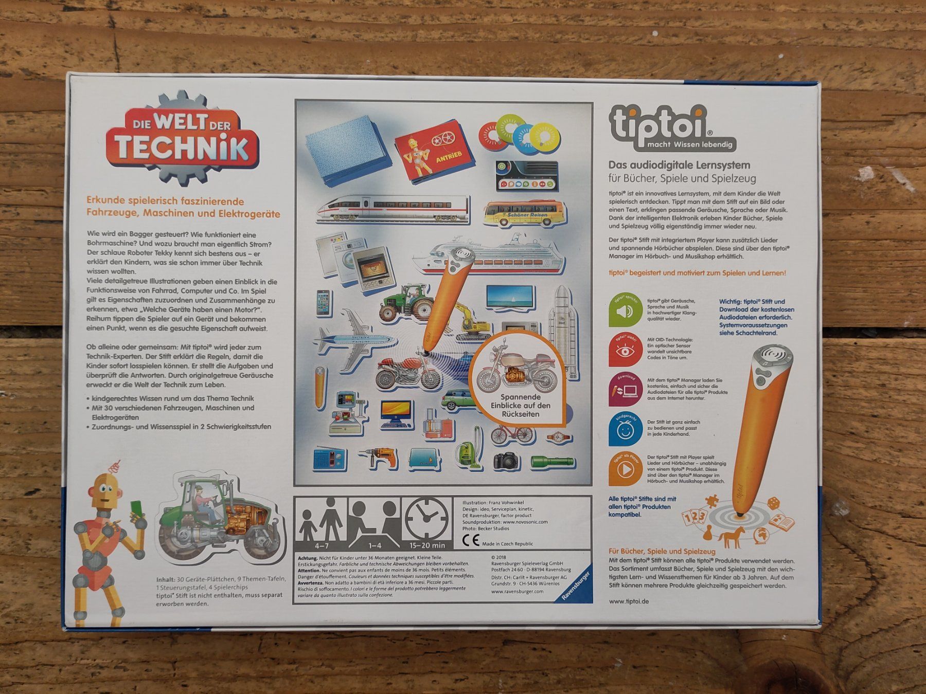 Ravensburger Giochi: Tiptoi Ravensburger Die Welt der Technik – Nuovo e nell'imballaggio originale da Arbon venduto da Flosse19 2