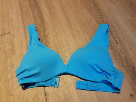 H&M Bikini-Top, Türkis, Grösse 38