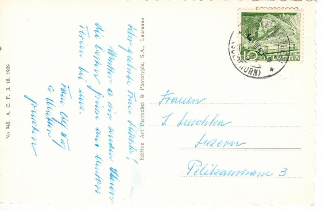 Cartoline postali: Grenchen – Usato da Wolhusen venduto da Curver9 1