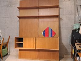 Bucherregal modular vintage Cadovius 1960