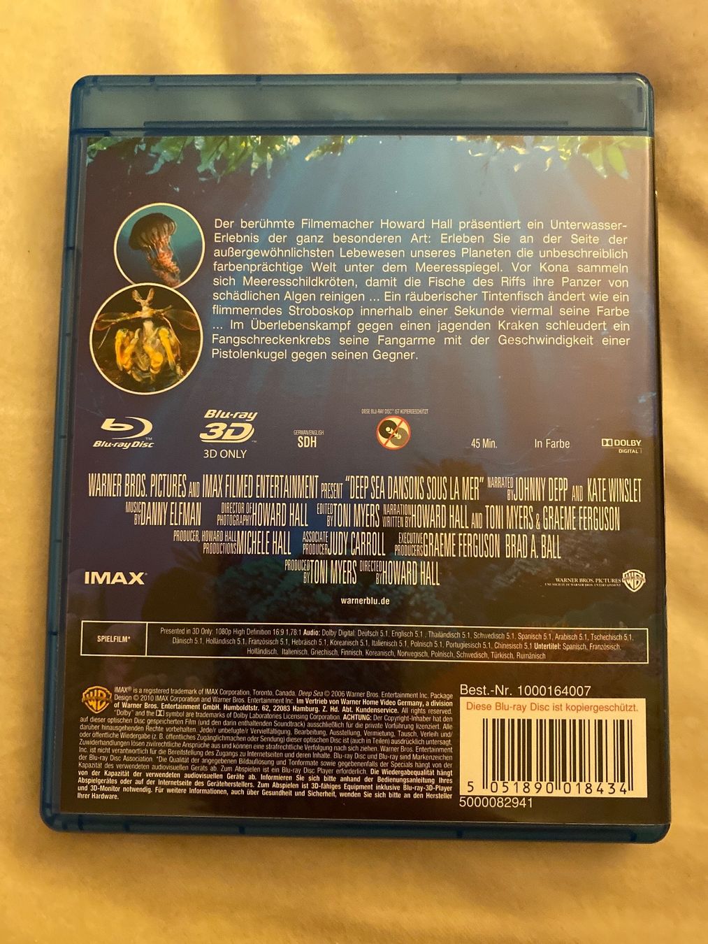 Tutti i DVDs: Imax Deep Sea 3D/ Blu-ray – Usato da Dübendorf venduto da GinaGiulia 1