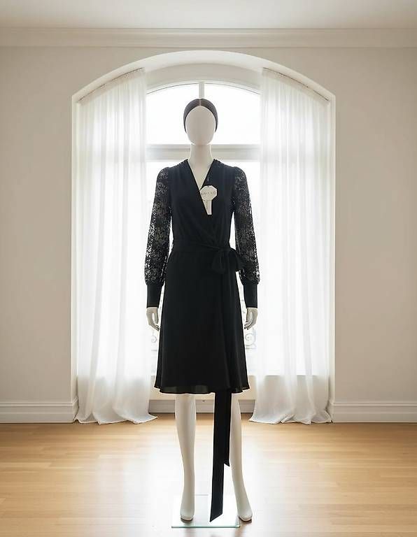 Vestiti: SWING - Kleid mit Taillengürtel in black XL – Usato da Zürich venduto da ale_xxz7 3