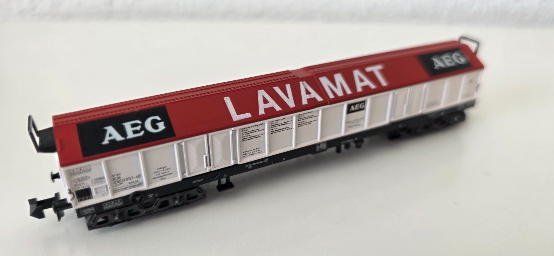 Trix Modelleisenbahnen: Güterwagen Lavamat / Minitrix 13567 / Topzustand – Gebraucht aus Wittenbach von Hase113 1