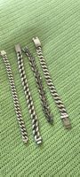 Armband Set 4 Stück Panzerkette Design silberfarben