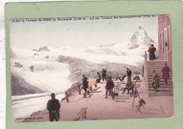 Auf der Terrasse des Gornergrathotels
