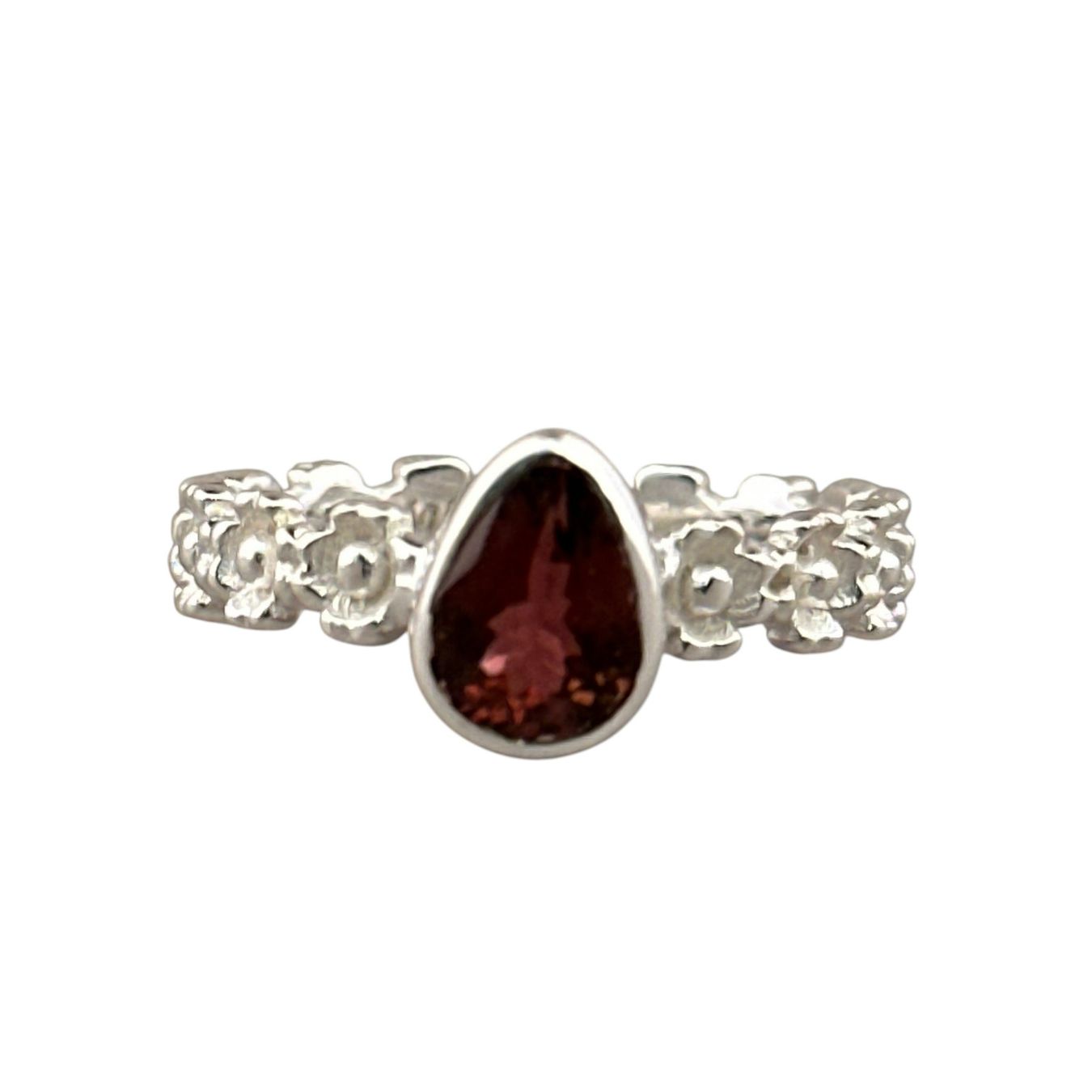Olga Ribler Anelli: Feiner Silber Ring 925 mit Granate Grösse 58 – Nuovo (secondo la descrizione) da Luzern venduto da Schmuckoutlet 2