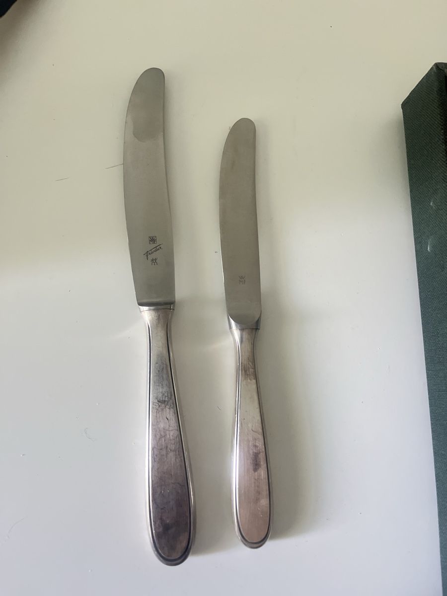 WMF Couteaux: 24 Original WMF  Vintage Tafelmesser, versilbert – D'occasion à Möhlin par mil_h55x 2
