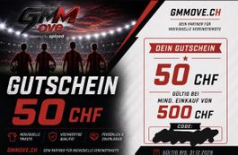 GMMove.ch 50Fr. Gutschein