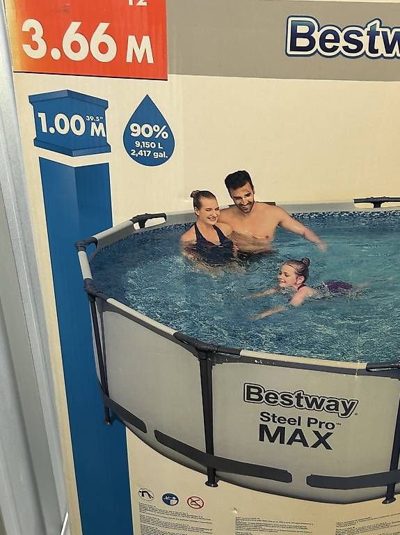 Schwimmbad: Piscine Bestway 3,66m * 1.22m – Gebraucht aus Prilly von cyb_qs5z 1