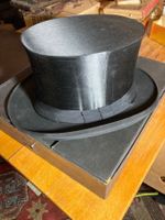 Chapeau Haute forme claque ancien 1900 Snap-Hut Hut Zylinder