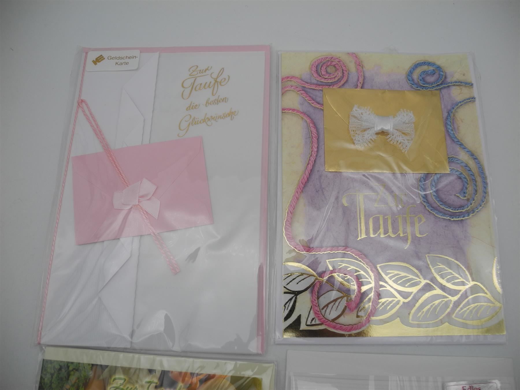 Cartoline: 4 Taufkarten versch. Motive, Nr. 99b – Nuovo e nell'imballaggio originale da Kottwil venduto da Crazyrolf 2