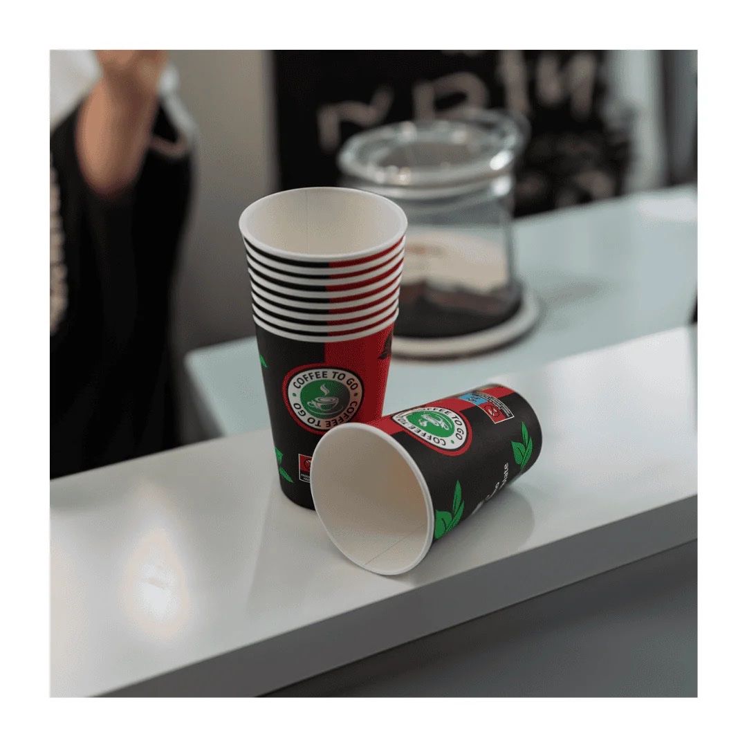 Tazze: 1000 Einweg Kaffeebecher 300ml / 12oz Schwarz/Rot – Nuovo e nell'imballaggio originale da Bülach venduto da StoreInShop.com 3
