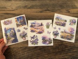 Sticker Aufkleber Scrapbook Natur Garten Frühling Blumen