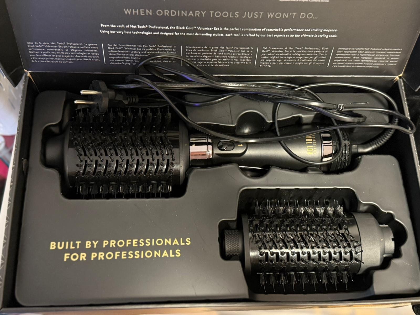 Asciugacapelli: Warmluftbürste Hot Tools Black Gold Volumizer Set – Usato da Bachenbülach venduto da Shukkley