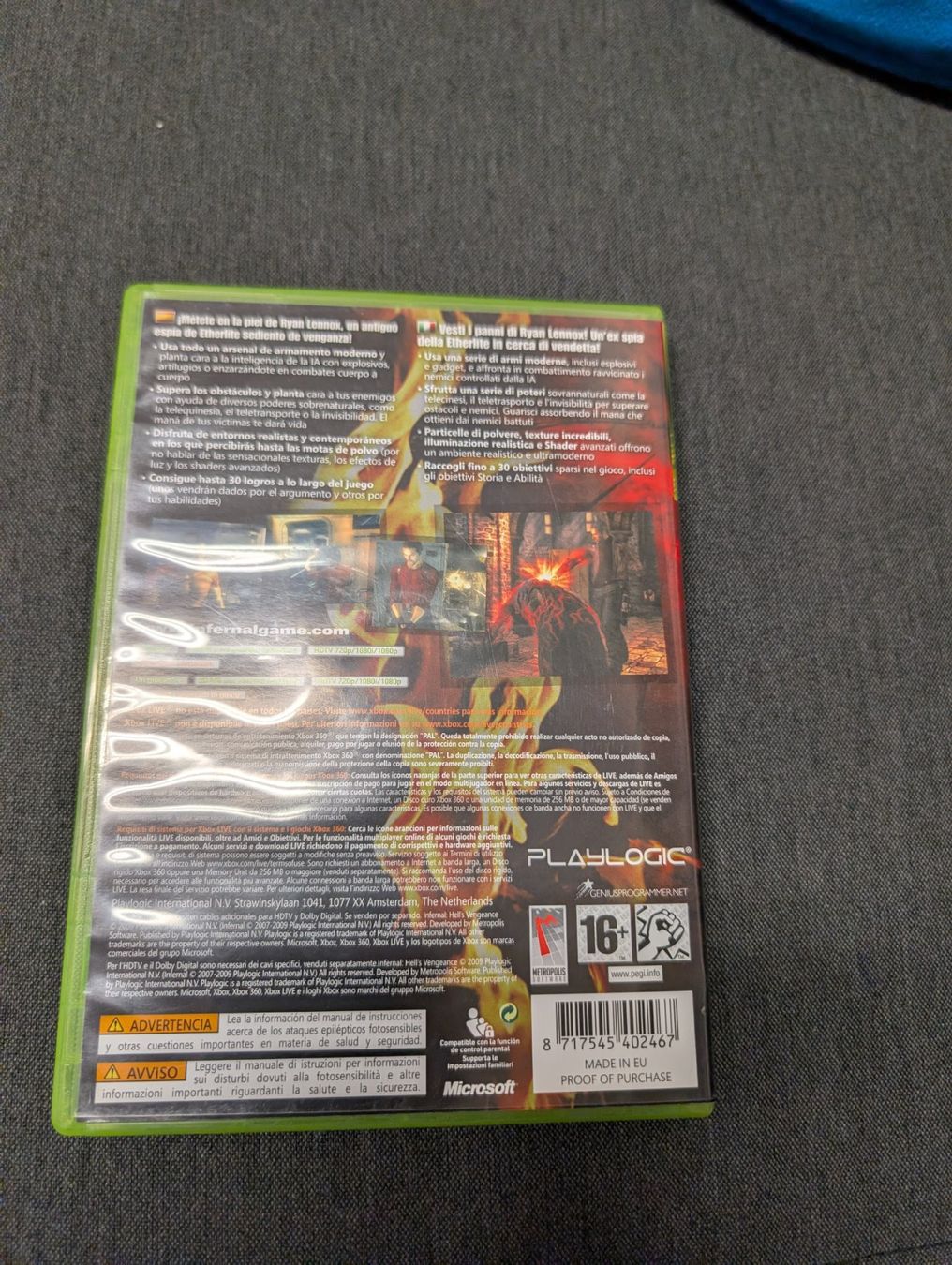 Spiele: Infernal hell's vengeance Microsoft Xbox 360 – Gebraucht aus Giubiasco von Ticinerd 1