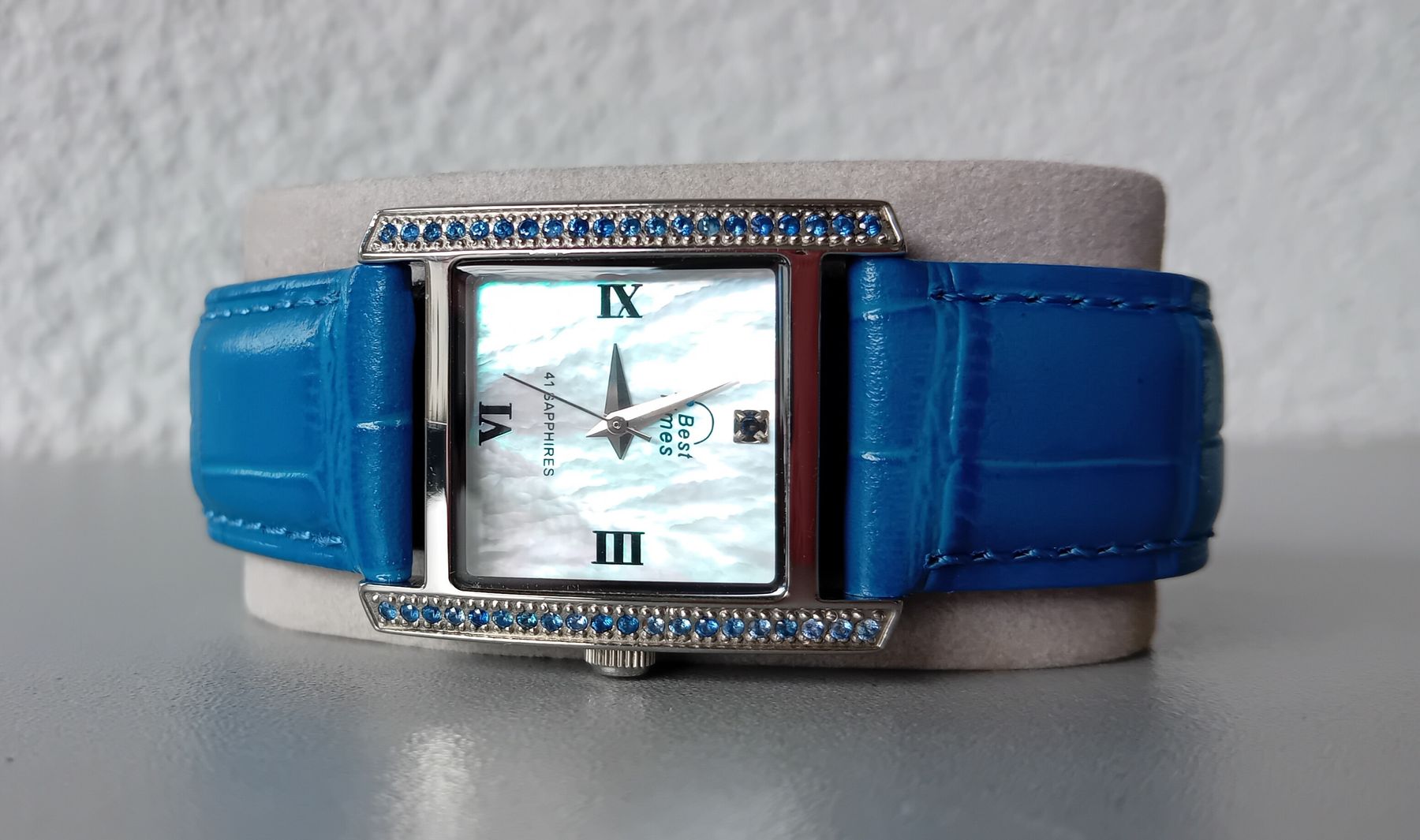 Orologi: Uhr mit Saphiren und Perlmut – Usato da Stans venduto da wer_fd5f 2