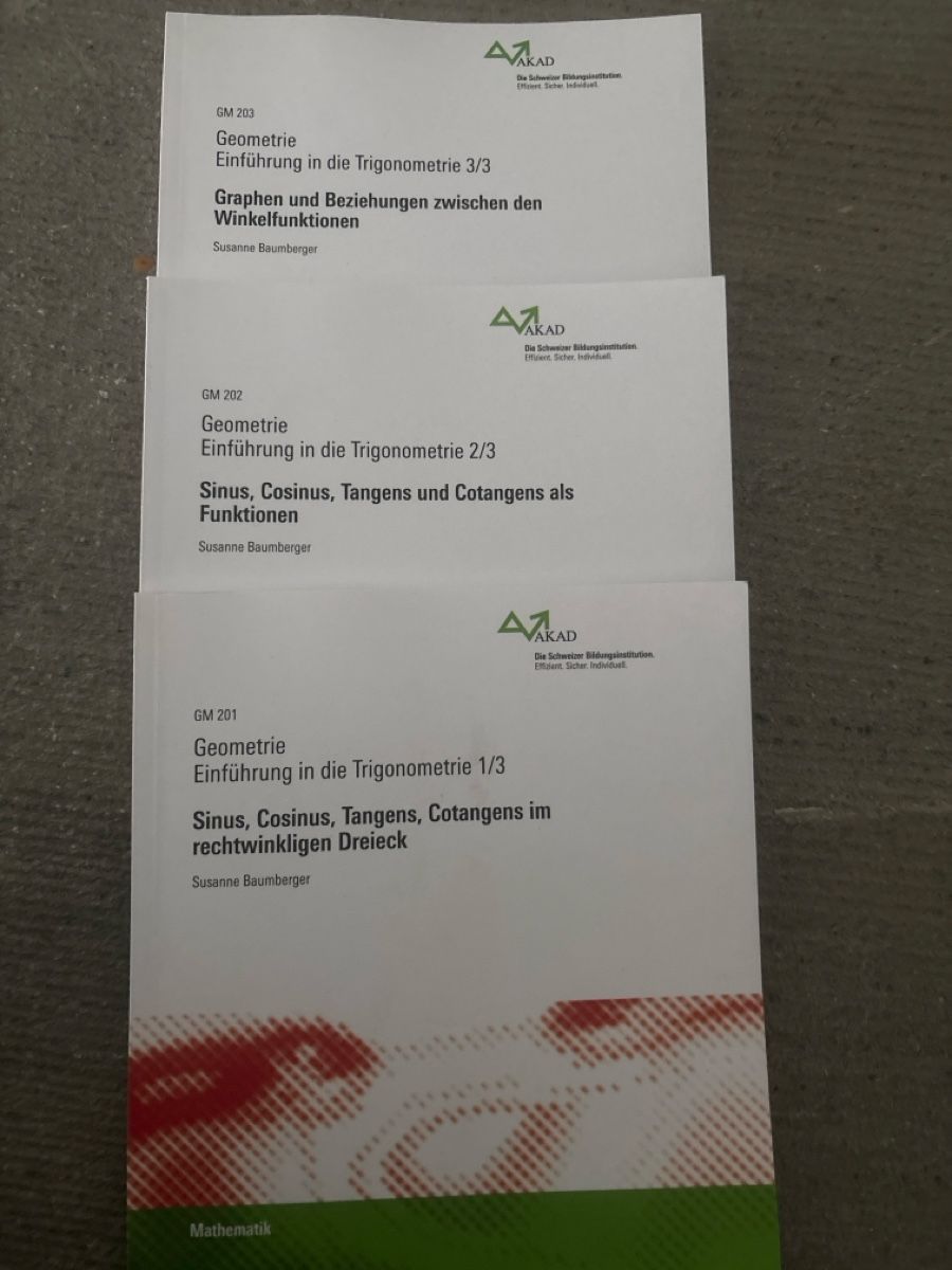 Libri: Geometrie: Einführung Trigonometrie AKAD – Nuovo (secondo la descrizione) da Zürich venduto da Astroglia