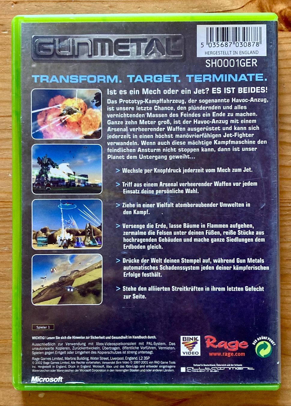 Microsoft Spiele: Gun Metal - Xbox – Gebraucht aus Zürich von Djmotionch 3