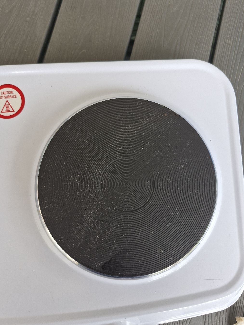 Servierplatten: Doppelkochplatte Ohmex HPT 2022 weiss – Gebraucht aus Schafisheim von metlaeufer 2