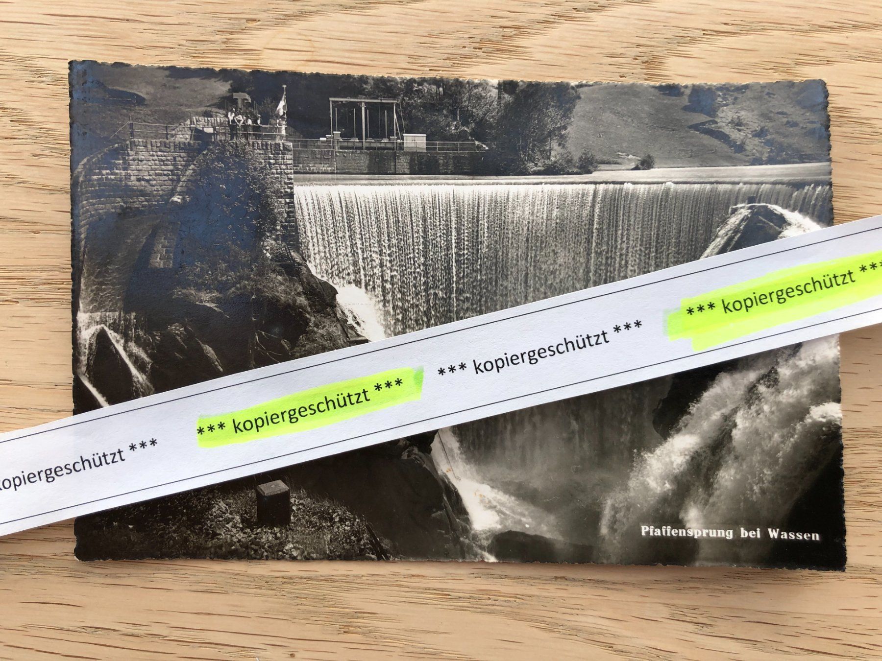 Cartoline postali: Wassen Pfaffensprung Stausee – Usato da Hefenhofen venduto da Bierinder