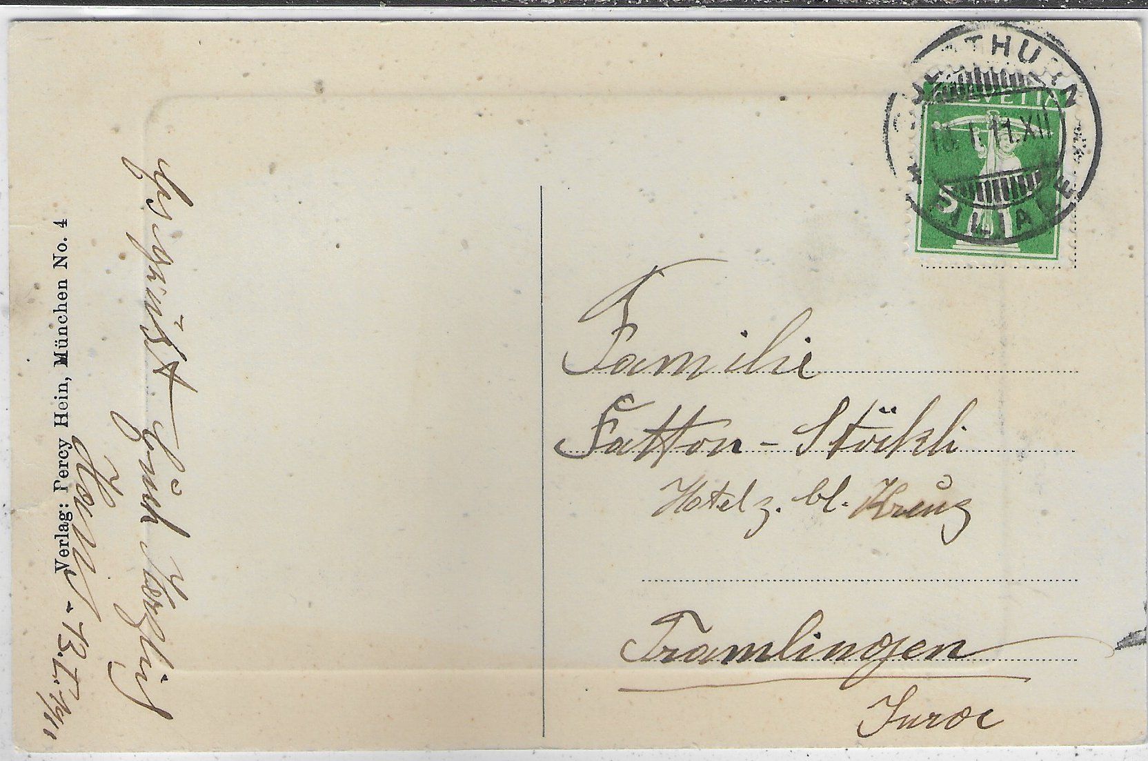 Cartoline postali: Solothurn - St. Ursusbastion – Usato da Ettingen venduto da Kartenplanet 1