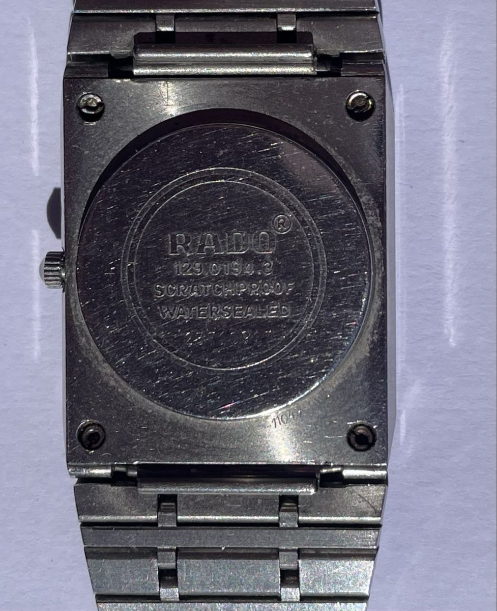 Rado Orologi: Rado Herrenuhr Quadratisch  – Usato da Basel venduto da Probono 1