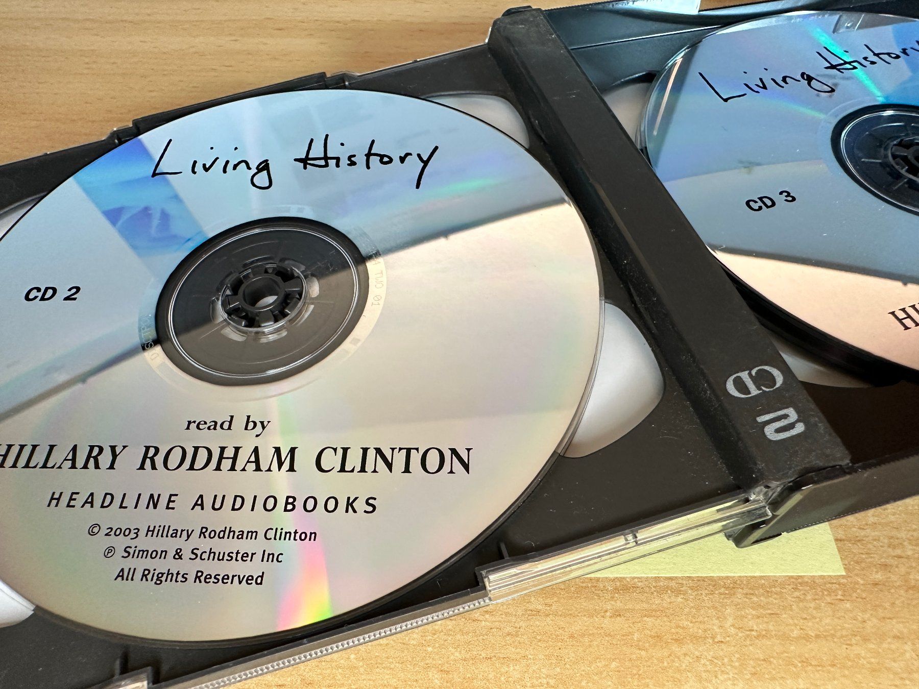 Hörbücher: Hillary Rodham Clinton - Living History - 6 CD – Gebraucht aus Rikon im Tösstal von Alpenmutz 2