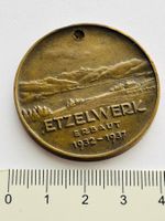 1932 - 1937 Etzelwerk Medaille 29 Gramm Bronze 40 mm SBB NOK
