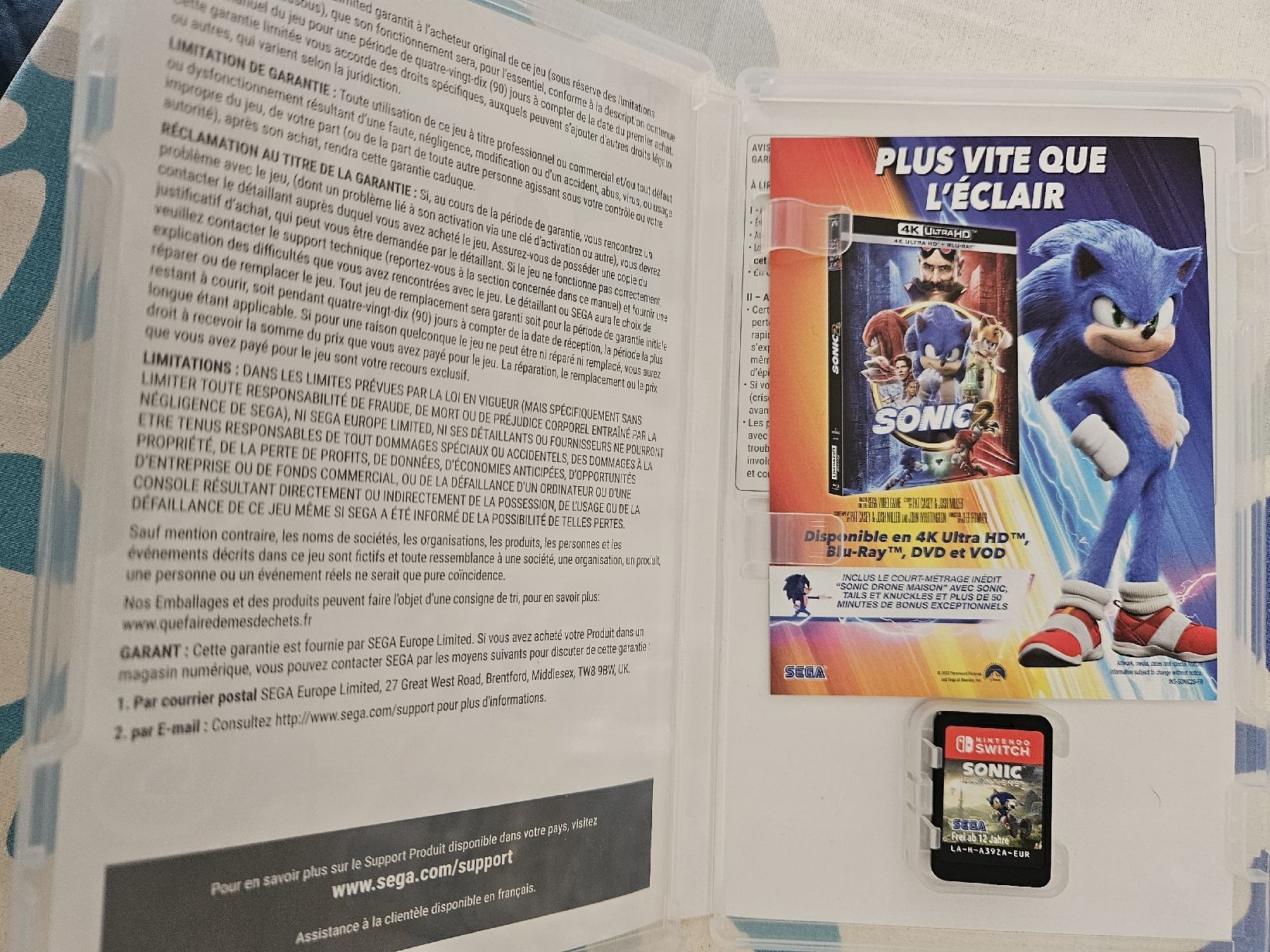 Nintendo Spiele: Sonic Frontièrs Switch – Gebraucht aus Genève von  1