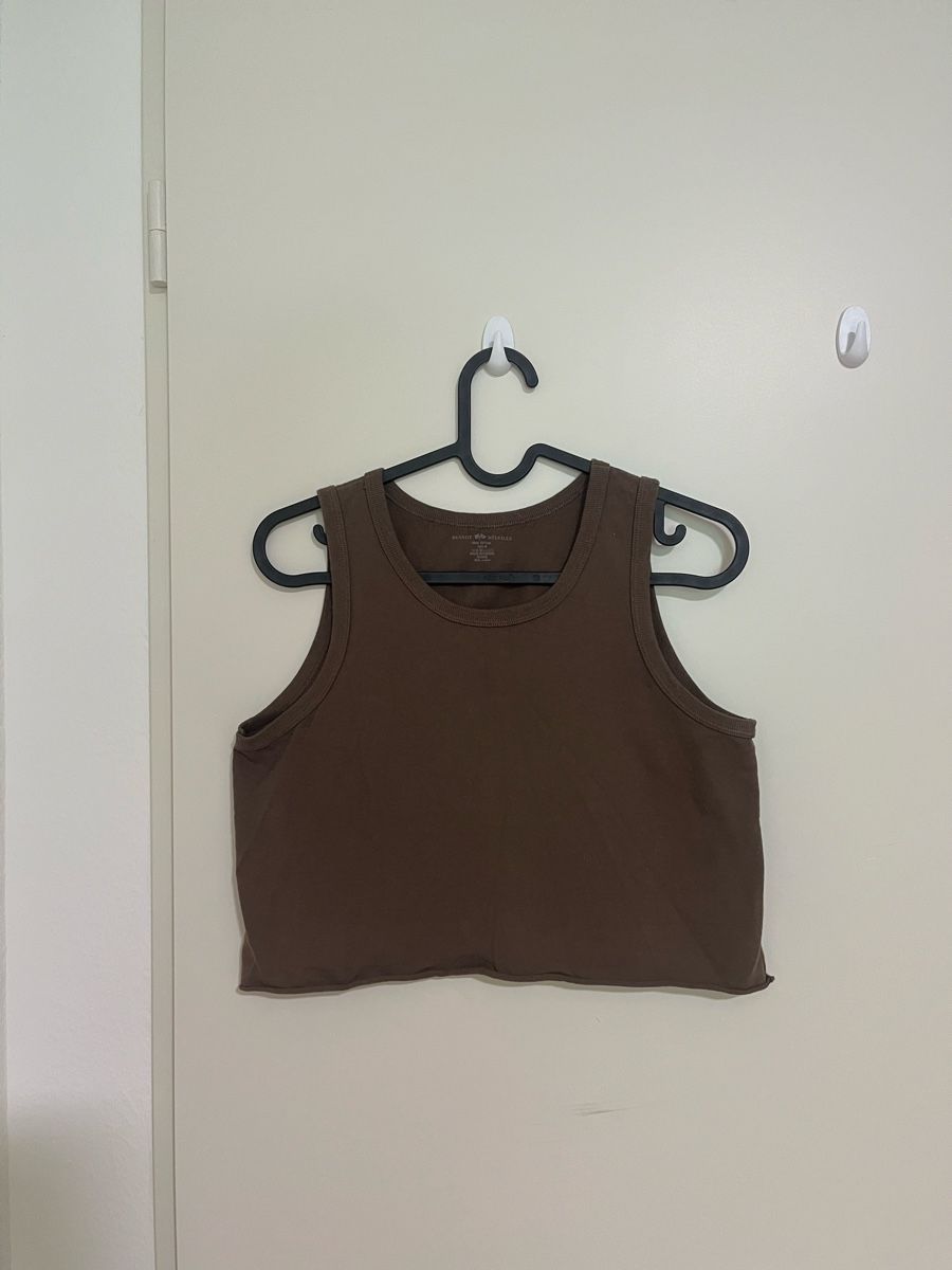 Brandy Melville Top: brown brandy melville tank top – Nuovo (secondo la descrizione) da Füllinsdorf venduto da si.ja.35
