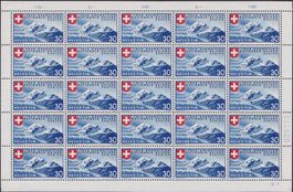 1939, Nr.221 (Piz Roseg) Bogen postfrisch **. Kat: 310.-+