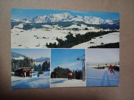 Ak Hemberg St.Gallen mit Skilift 1982