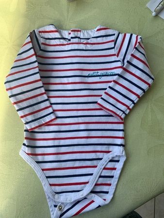 Jacadi Langarm-Body gestreift Grösse 6 Monate 67 cm