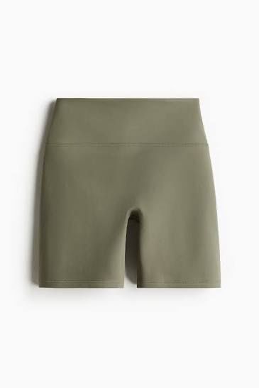 H&M Leggings: Cycliste H&M kaki – Usato da Zürich venduto da mat_8l5v