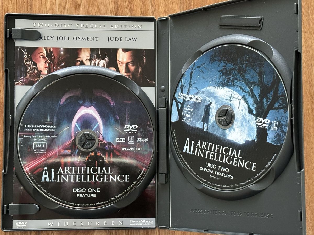 Tutti i DVDs: DVD Artificial Intelligence AI (DVD Code 1) – Usato da Belp venduto da brb66 2