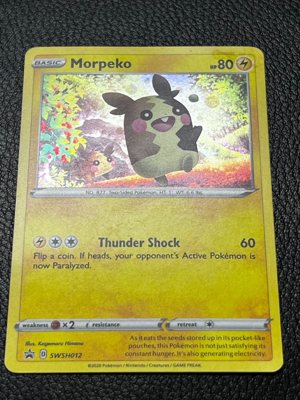 Pokémon Cartes à collectionner: Pokémon Karte Morpeko Basis Thunder Shock – D'occasion à Umiken par mar_p7n9