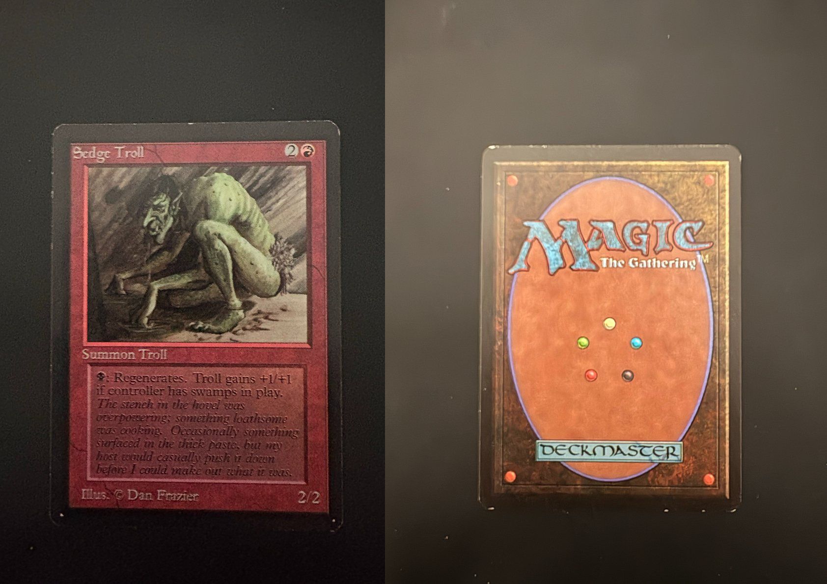 Magic The Gathering Carte collezionabili: MTG. Sedge Troll Beta Edition – Usato da Muri b. Bern venduto da norton_BE