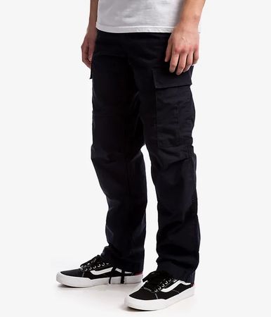NEU Carhartt WIP Cargo Columbia Hose Schwarz, Grösse 36/34