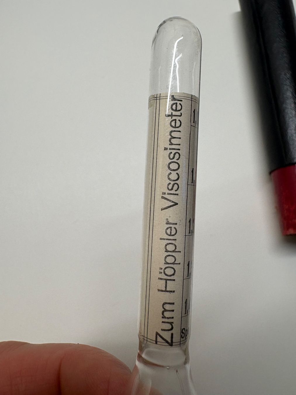 Mesurer: Viscosimeter aus Glas – D'occasion à Schaffhausen par Simmel80 1