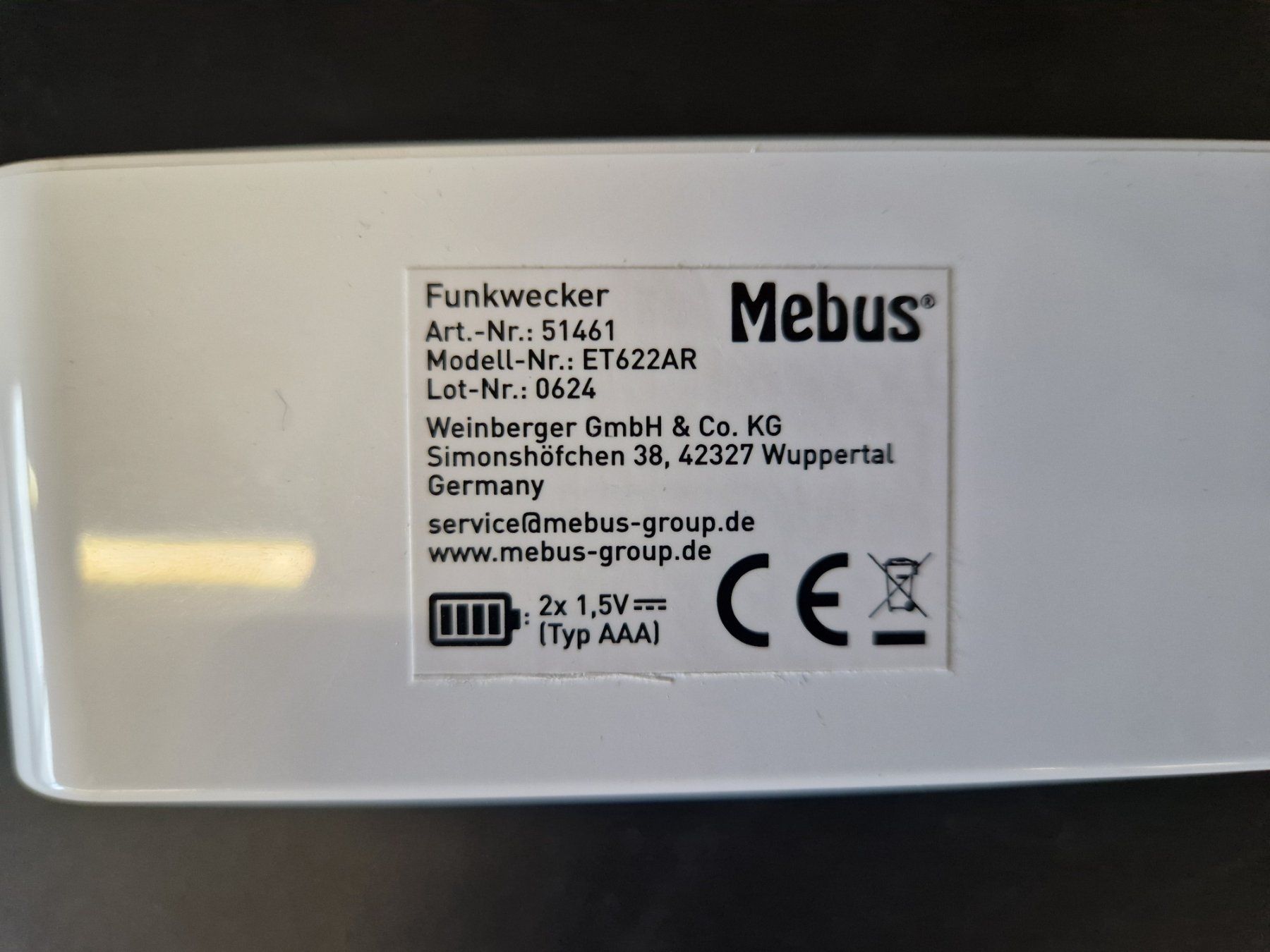 Sveglie: MEBUS Funkwecker – Nuovo e nell'imballaggio originale da Muhen venduto da Restwert_Muhen 5
