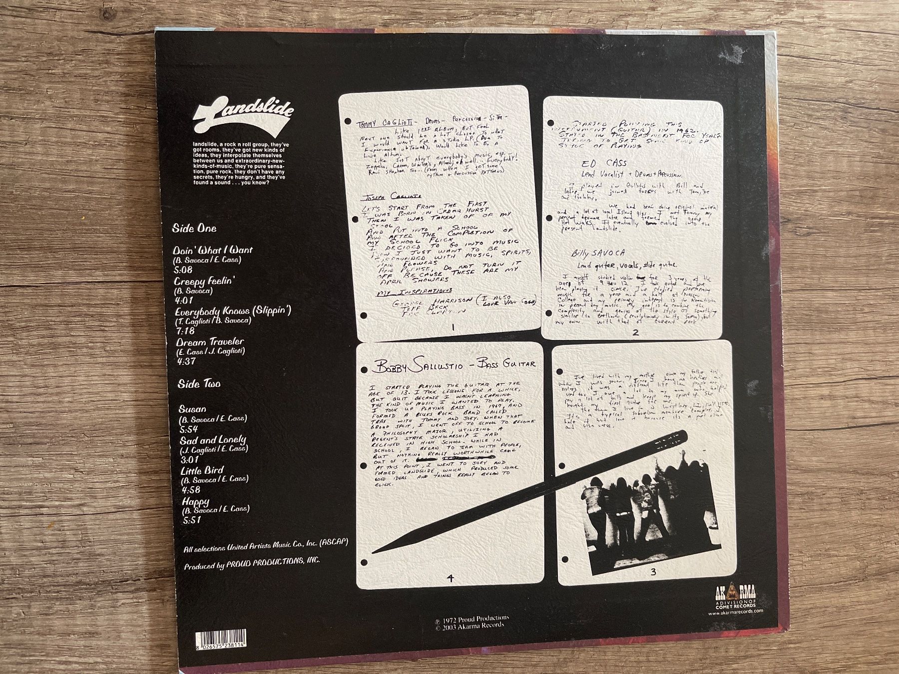 Dischi in vinile: S1190/Landslide Two Sided Fantasy – Usato da Frutigen venduto da Philippe_jsp 1