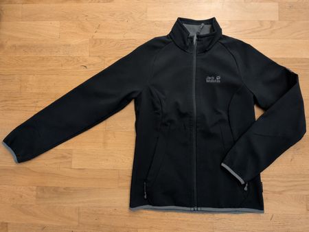 Jack Wolfskin Softshell Jacke schwarz Gr. M Damen