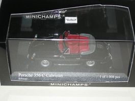 Porsche 356 C Cabriolet schwarz *  Minichamps 1:43