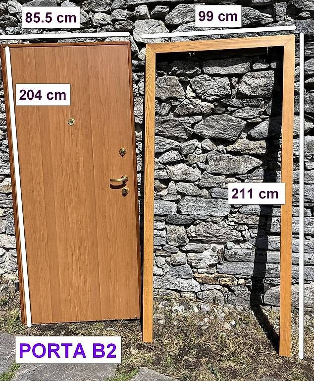 Kit di costruzioni: Porta lignea BLINDATA (B2) – Usato da Losone venduto da inf_zhb8