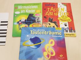 3 X Bände  Klavierschule   TASTENTRÄUME, TASTENABENTEUER
