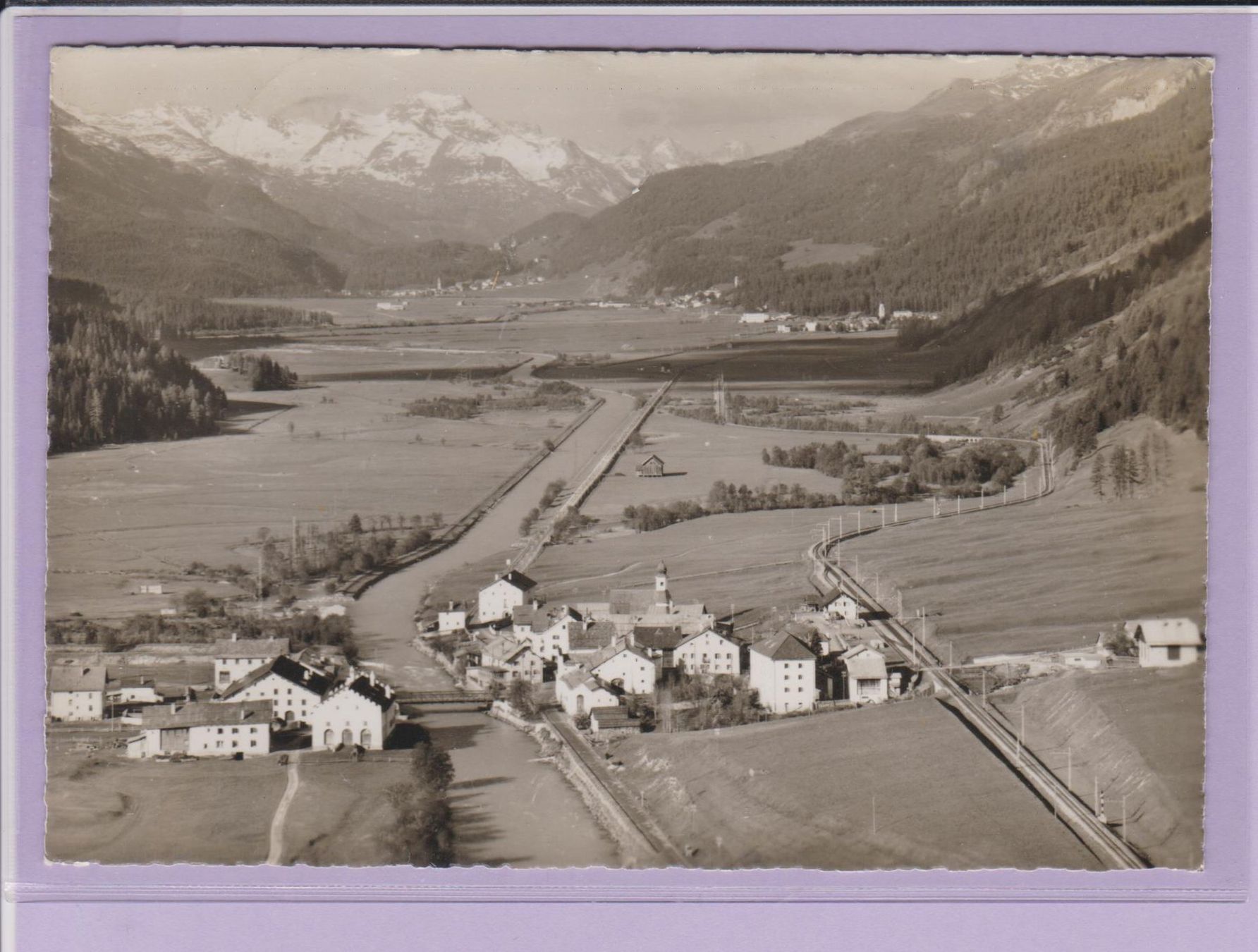 Ansichtskarten: La Punt   -   alte Ansichtskarte von 1957 – Gebraucht aus Vitznau von Ropaku