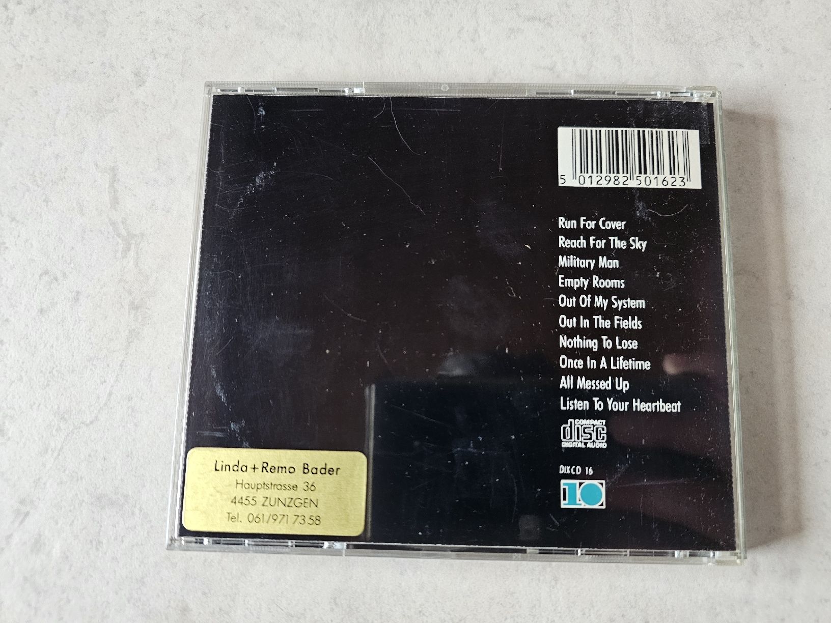 CD: Gary Moore  -  Run For Cover – Usato da Schneisingen venduto da backstore24 1