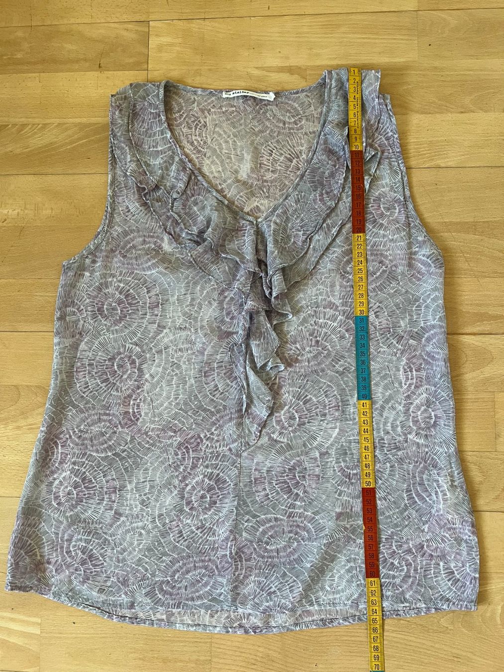 Nile Camicette: NILE Damen Bluse, Gr. S, Grau/Lila – Usato da Worb venduto da farben20zauber 4