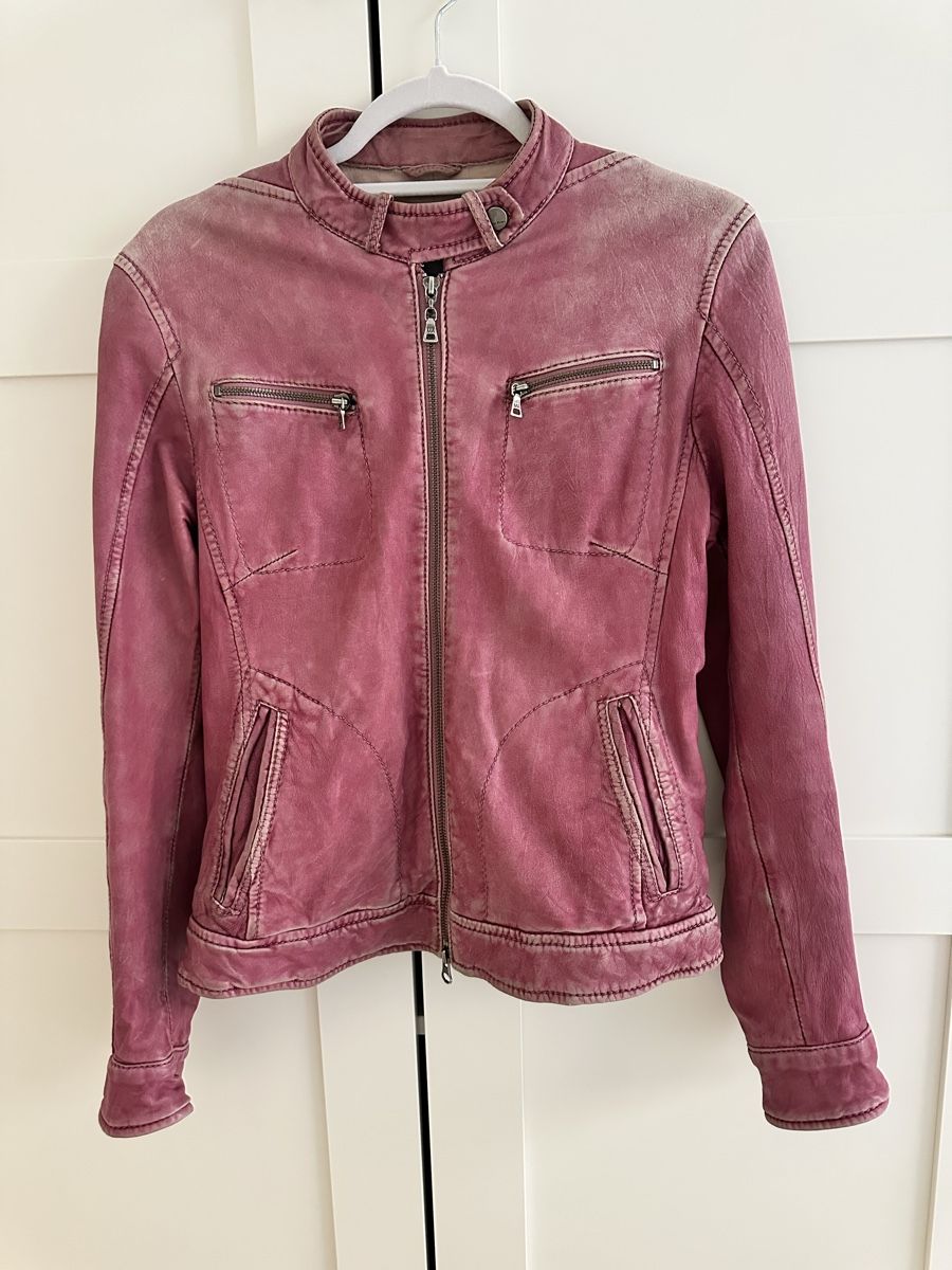 Giacche: Echt Lederjacke Damen Marc Aurel Bikerjacke – Usato da Zürich venduto da tmarina